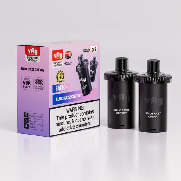 VFLY Super DTL Hookah 40K Disposable E-Hookah POD (2 Count)