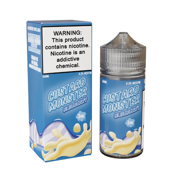 Custard Monster 100ML - Blueberry custard