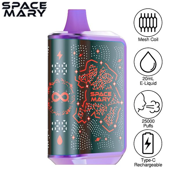 Space Mary MA25000 Disposable Vape 20mL 5 Pack $74.00 eLiquid.com Space Mary MA25000 Disposable Vape 20mL 5 Pack $74.00 eLiquid.com