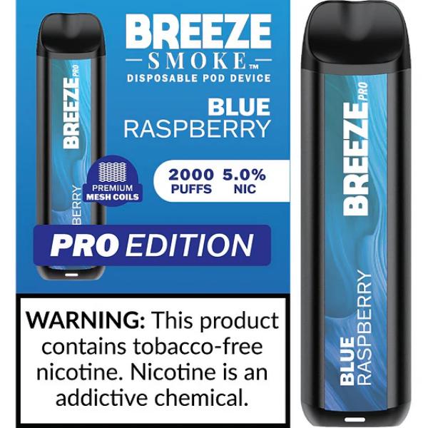 Breeze Smoke Pro W/ Mesh Coil TFN Disposable 2000 Puffs