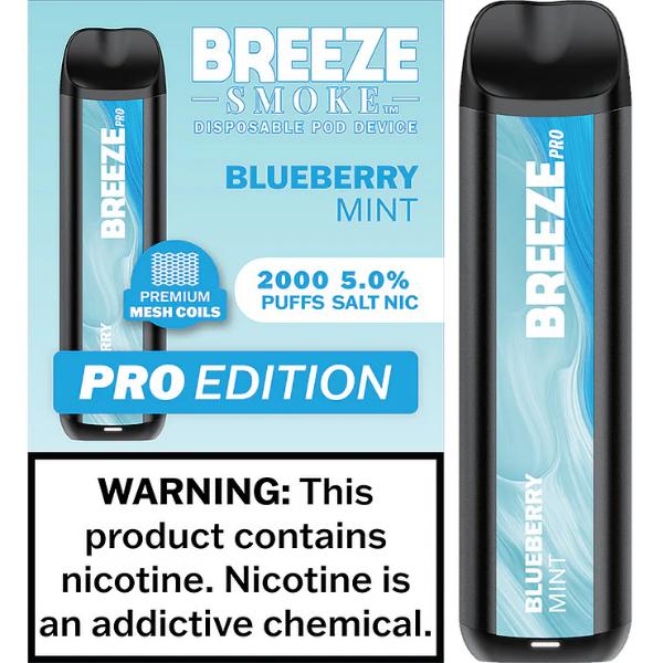 Breeze Smoke Pro W/ Mesh Coil TFN Disposable 2000 Puffs