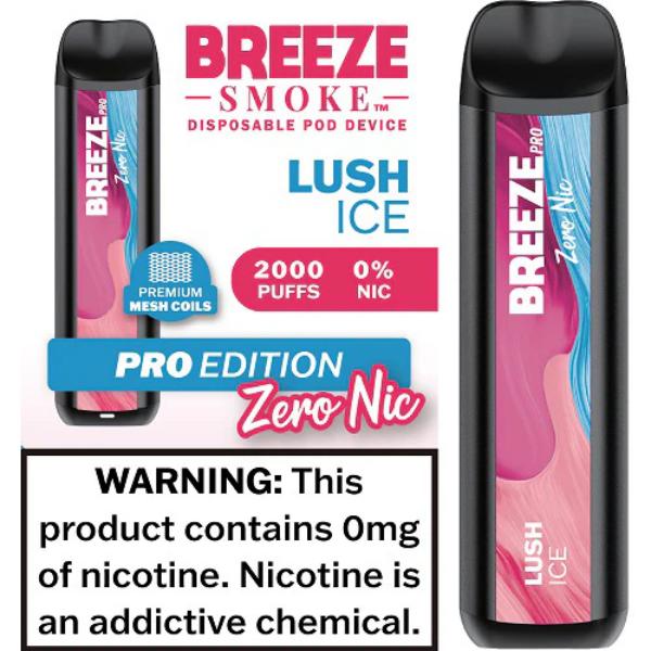 Breeze Smoke Pro W/ Mesh Coil TFN Disposable 2000 Puffs