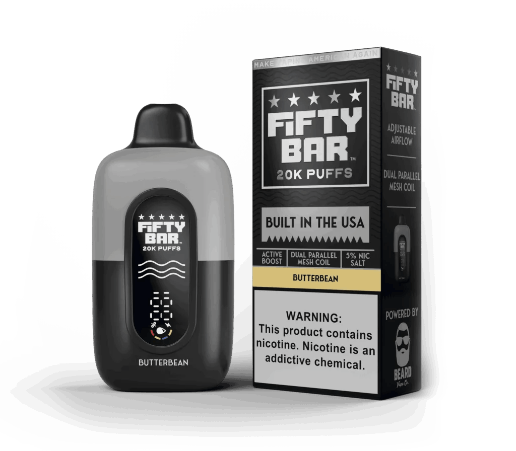 Fifty Bar V2 20000 Puff Disposable-Single Disposable-Butterbean-50mg