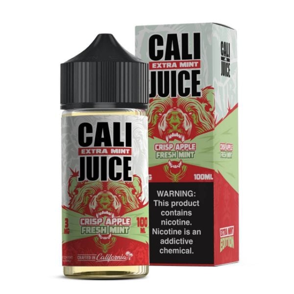 Cali Juice Extra Mint 100mL Series Crisp Apple Fresh Mint