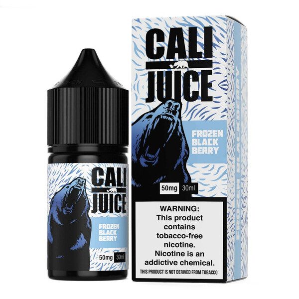 Cali Juice Salt 30mL Vape Juice Series - Frozen Blackberry