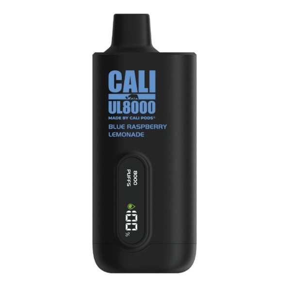 Cali Pods UL8000 Zero Nicotine Rechargeable Disposable - Blue Raspberry Lemonade