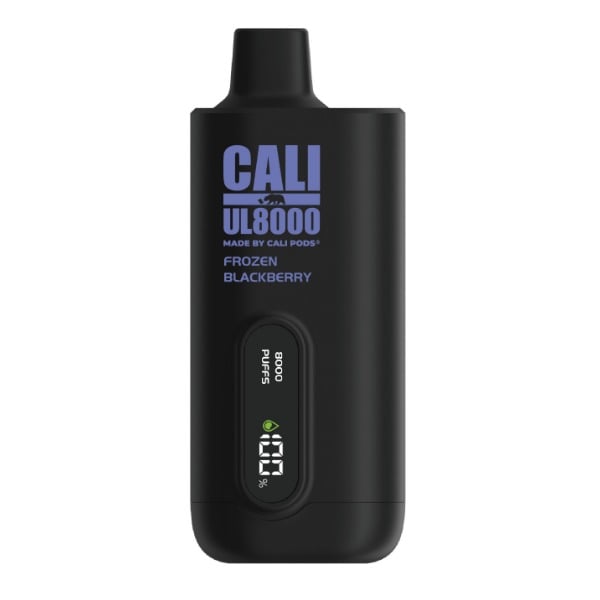 Cali Pods UL8000 Zero Nicotine Rechargeable Disposable - Frozen Blackberry