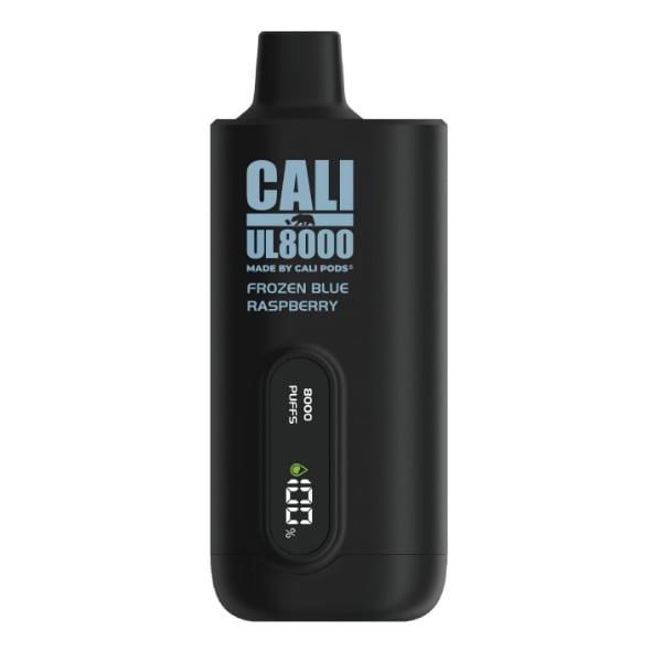 Cali Pods UL8000 Zero Nicotine Rechargeable Disposable - Frozen Blue Raspberry