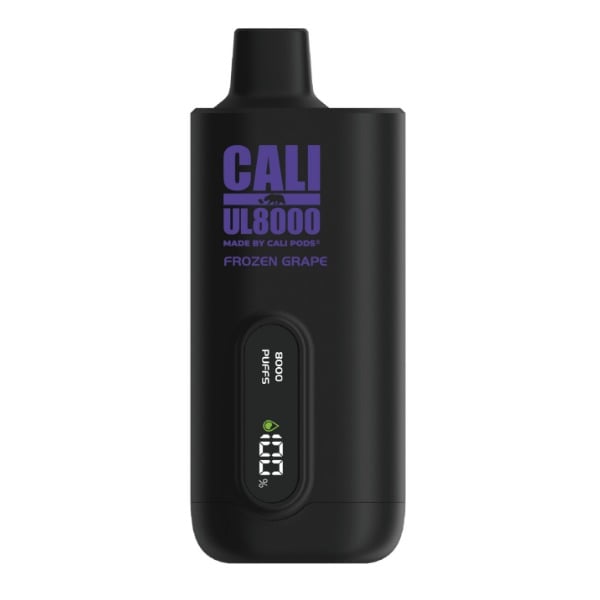 Cali Pods UL8000 Zero Nicotine Rechargeable Disposable - Frozen Grape