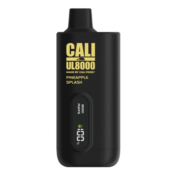 Cali Pods UL8000 Zero Nicotine Rechargeable Disposable - Pineapple Splash