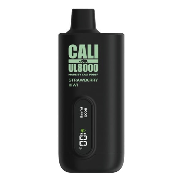 Cali Pods UL8000 Zero Nicotine Rechargeable Disposable - Strawberry Kiwi