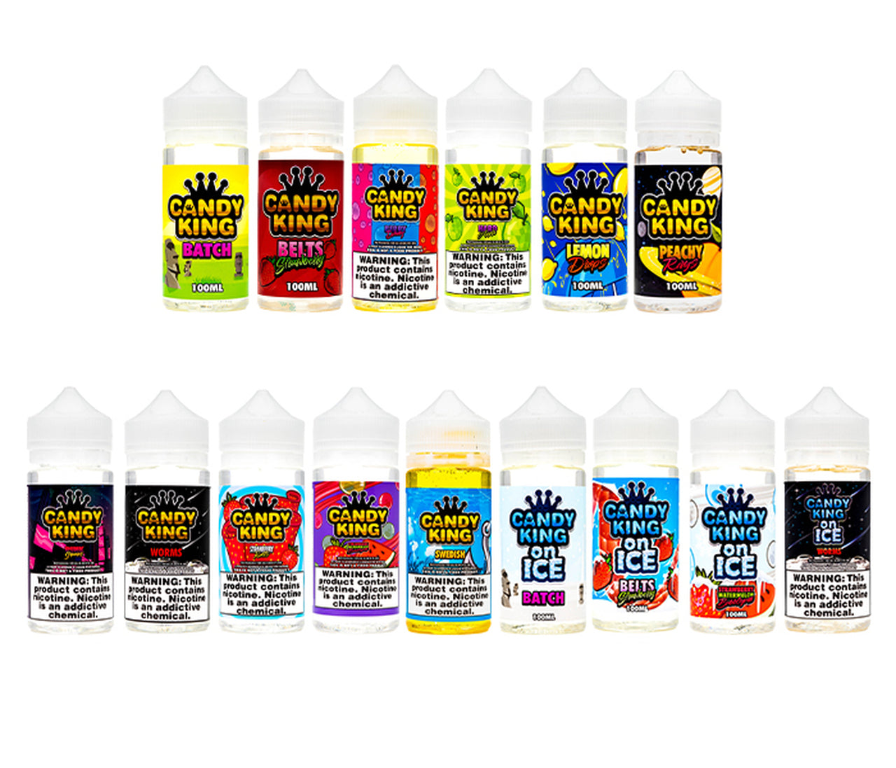 Candy King 100mL Vape Juice $10.99 eLiquid.com Candy King 100mL Vape Juice $10.99 eLiquid.com