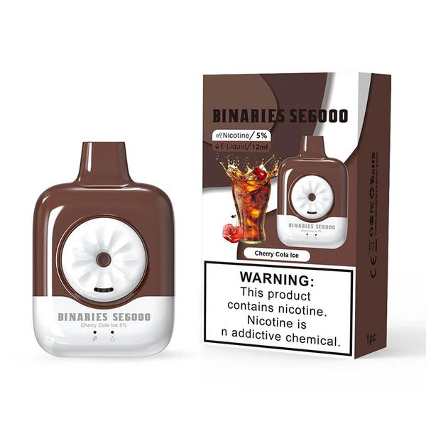 Best Deal HorizonTech Binaries Cabin SE6000 Puffs Disposable - Cherry Cola Ice