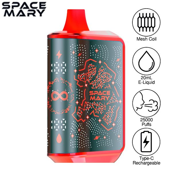 Space Mary MA25000 Disposable Vape 20mL 5 Pack $74.00 eLiquid.com Space Mary MA25000 Disposable Vape 20mL 5 Pack $74.00 eLiquid.com