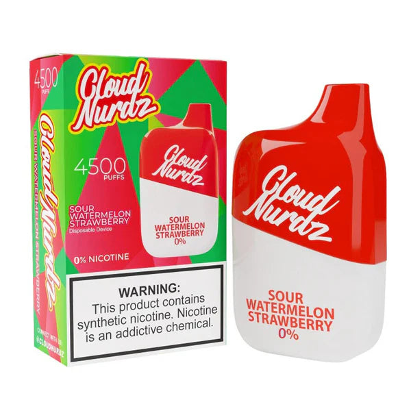 Cloud Nurdz 4500 Puffs Disposable Vape 0% Nicotine 12mL