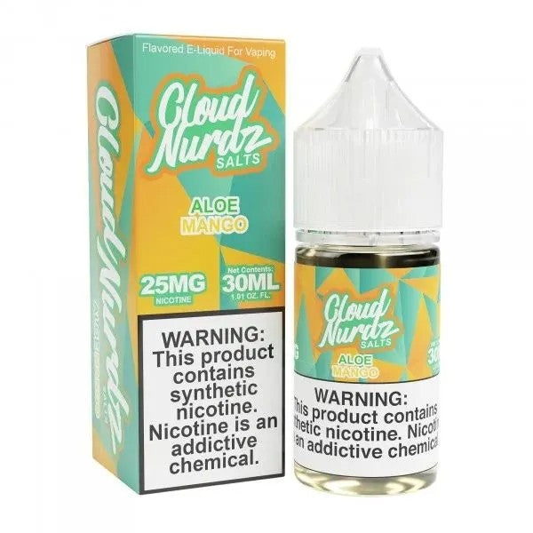 Cloud Nurdz TFN Salts Vape Juice 30mL - Aloe Mango