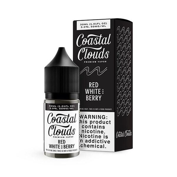 Coastal Clouds Salt 30ML Red White and Berry
