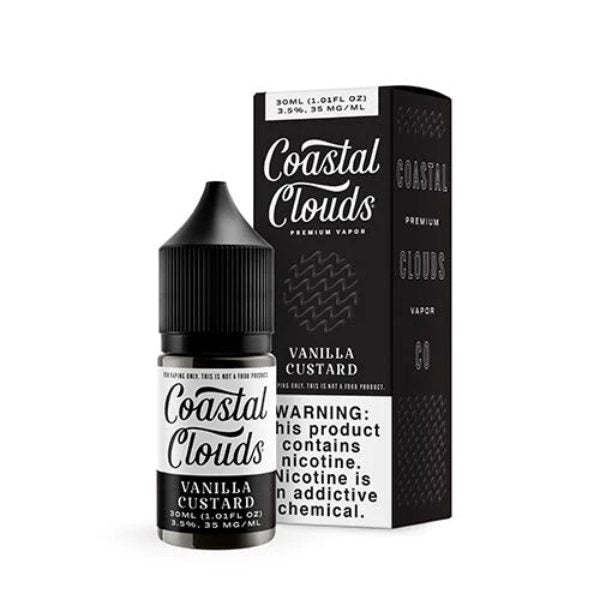 Coastal Clouds Salt 30ML Vanilla Custard