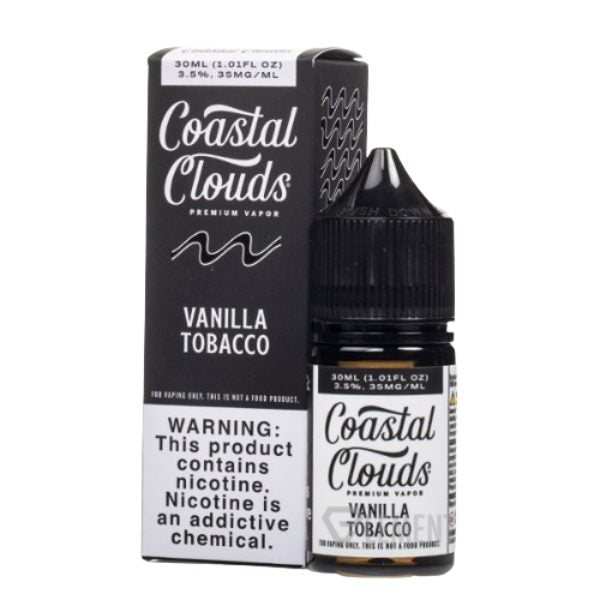 Coastal Clouds Salt 30ML Vanilla Tobacco