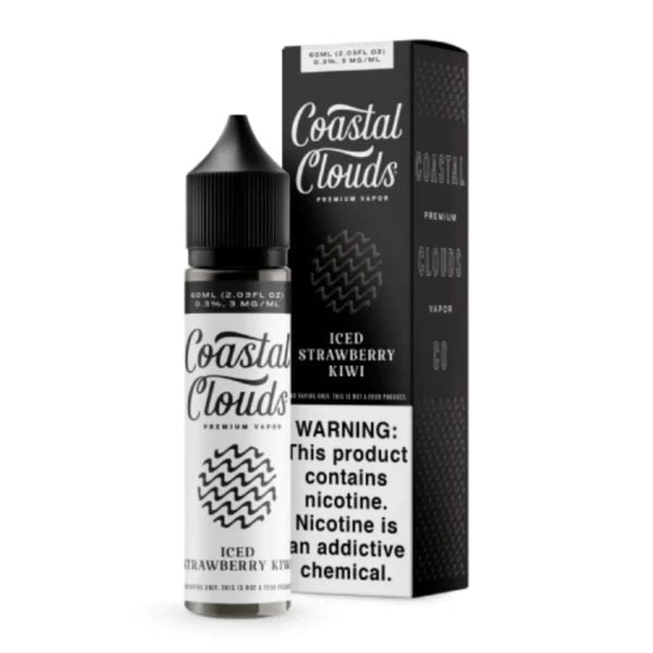 Coastal Clouds Series 60mL Iced Strawberry Kiwi