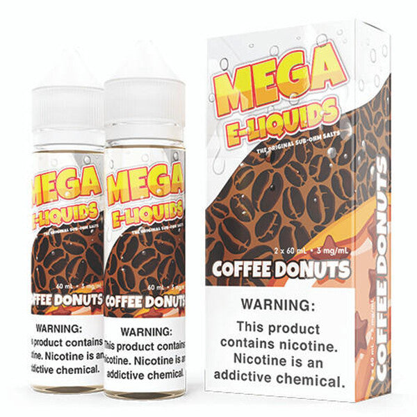 Best Flavors Mega E-liquid 2x60ML - Coffee Donuts