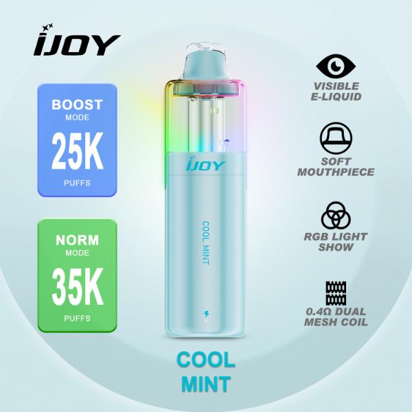 iJoy XP35,000 Puffs Disposable-Cool Mint-Single Disposable-5%-18mL