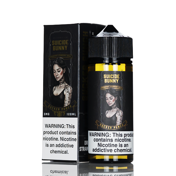 Suicide Bunny Sucker Punch (Strawberry Dragonfruit Cream) 120ml | Only ...