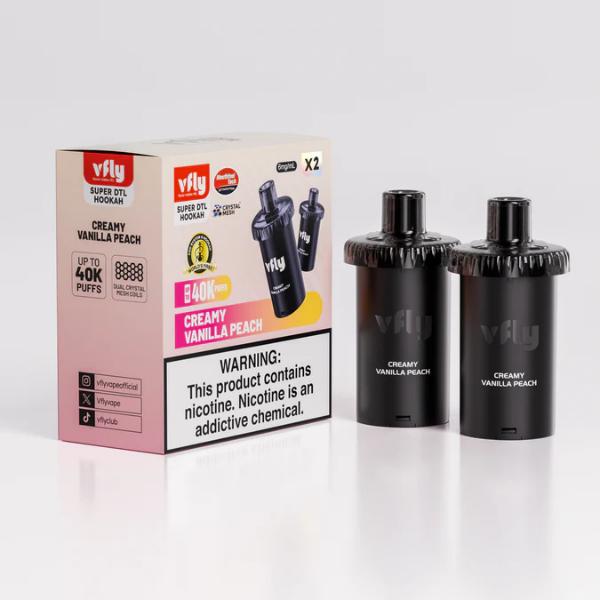 VFLY Super DTL Hookah 40K Disposable E-Hookah POD (2 Count)