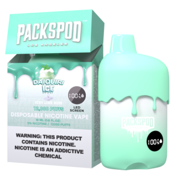 Packspod 12,000 Puffs Disposable Vape 5% 18mL $9.95 eLiquid.com Packspod 12,000 Puffs Disposable Vape 5% 18mL $9.95 eLiquid.com