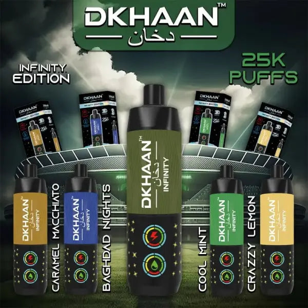 Dkhaan Infinity Edition 25,000 Puffs Disposable 5 Pack