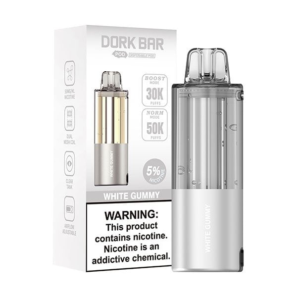 Dork Bar 50,000 Puffs Disposable Pod White Gummy