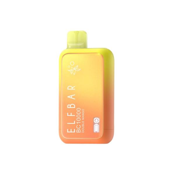Elf Bar BC10000 10000 Puffs Rechargeable Vape Disposable 18mL Best Flavor Double Mango