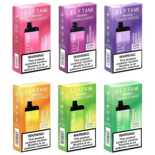 Elf Tank BX6000 Disposable Vape 14mL