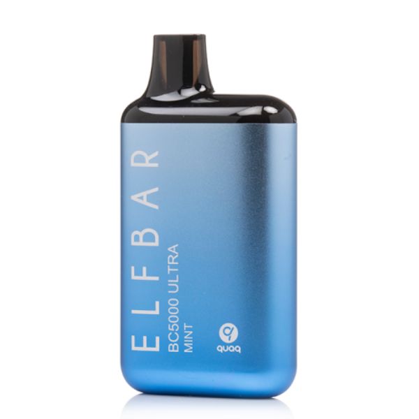 Elf Bar BC5000 Ultra 5000 Puffs Rechargeable Vape Disposable 13mL Best Flavor Mint
