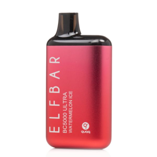 Elf Bar BC5000 Ultra 5000 Puffs Rechargeable Vape Disposable 13mL Best Flavor Watermelon Ice