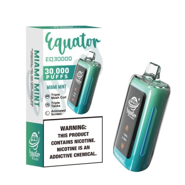 Equator EQ30000 Rechargeable Disposable - Miami Mint