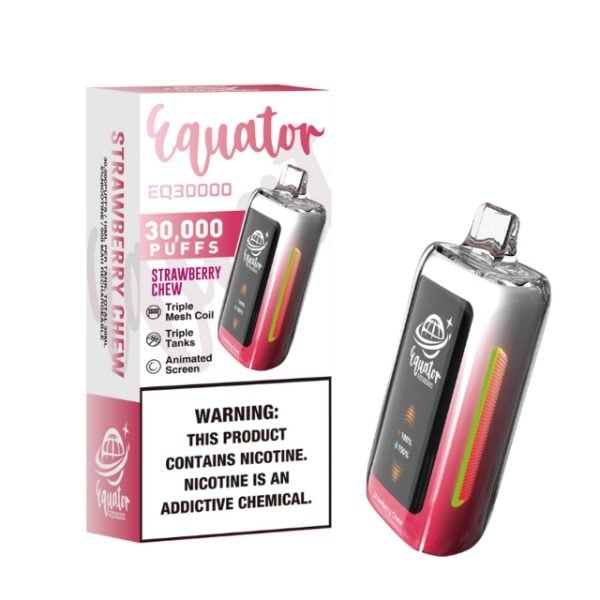 Equator EQ30000 Rechargeable Disposable - Strawberry Chew