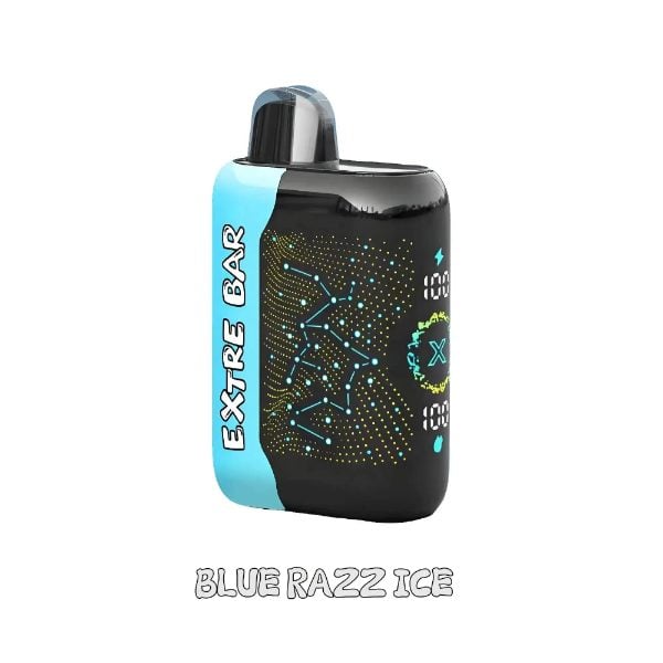 Extre Bar Turbo X 30,000 Puffs Disposable Blue Razz Ice