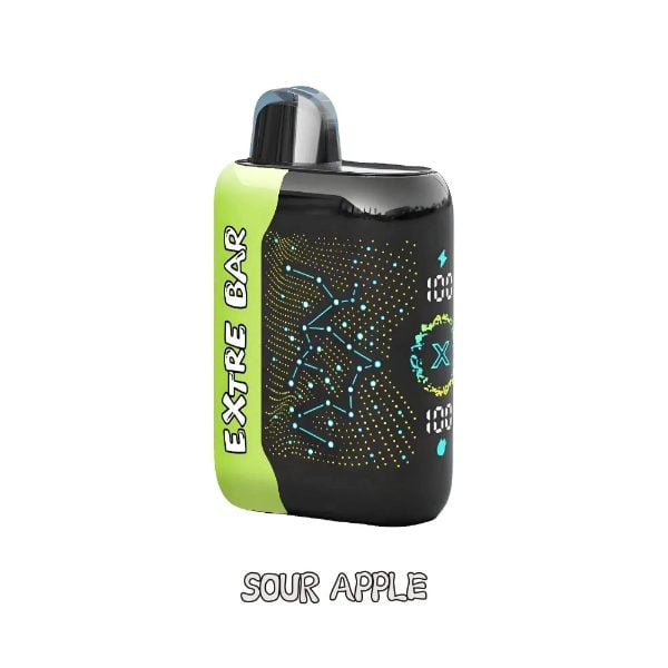 Extre Bar Turbo X 30,000 Puffs Disposable Sour Apple