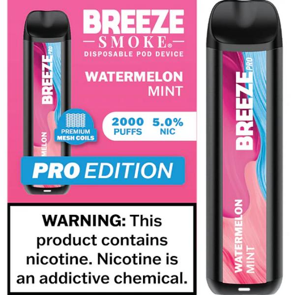 Breeze Smoke Pro W/ Mesh Coil TFN Disposable 2000 Puffs