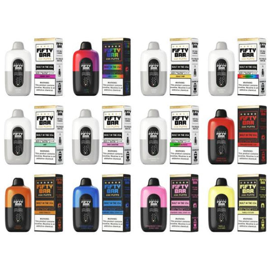 Fifty Bar V2 20000 Puff Disposable (Texas Compliant)