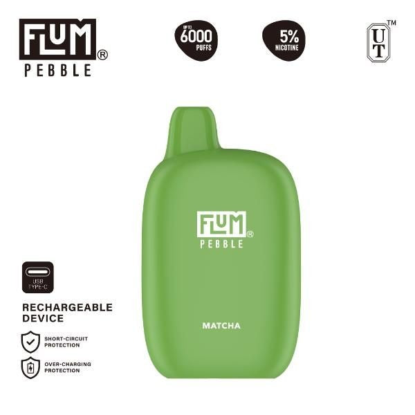 Flum Pebble 6000 Puffs Rechargeable Disposable - 