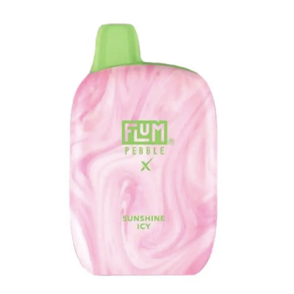 Flum Pebble X 6000 Puffs Disposable - Sunshine Icy
