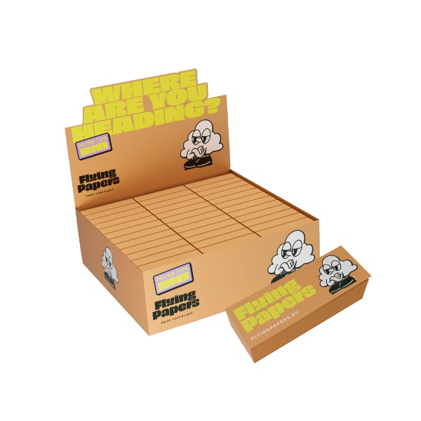 Flying Papers King Size Rolling Papers Brown