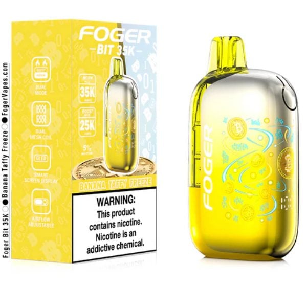 Foger BIT 35,000 Puff Disposable Banana Taffy Freeze