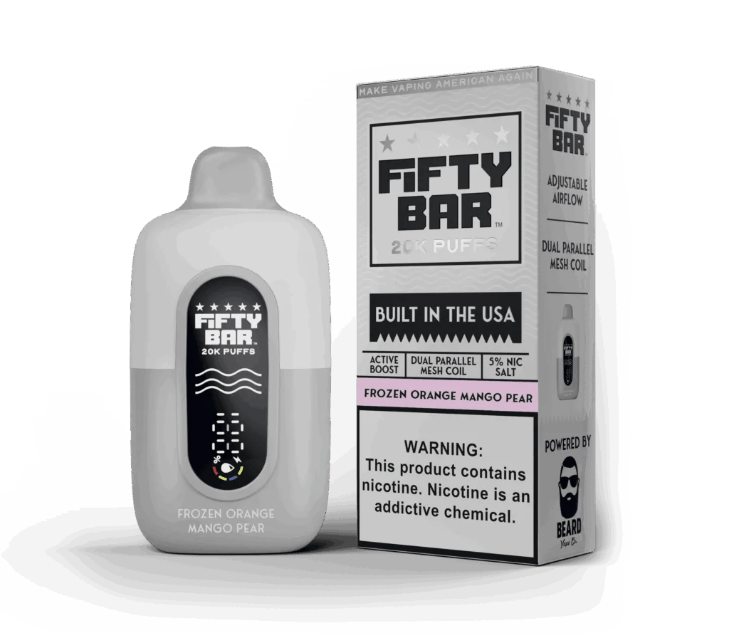 Fifty Bar V2 20000 Puff Disposable-5-Pack-OMG Smoothie-50mg
