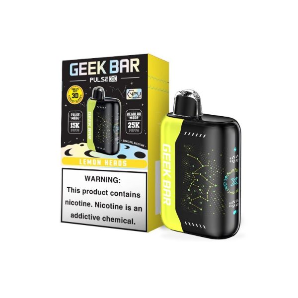 Geek Bar Pulse X 25000 Puffs Lemon Heads