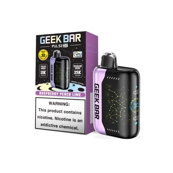 Geek Bar Pulse X 25000 Puffs Raspberry Peach Lime