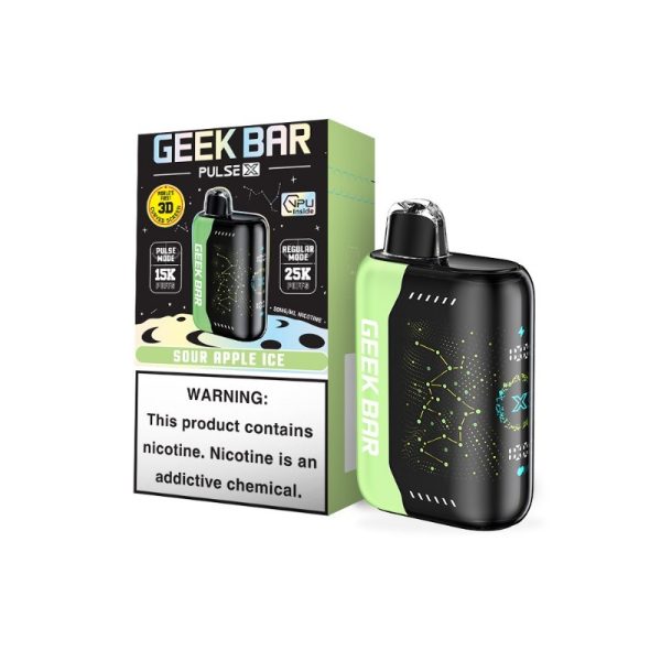 Geek Bar Pulse X 25000 Puffs Sour Apple Ice