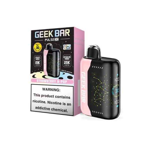 Geek Bar Pulse X 25000 Puffs Strawberry B-Pop